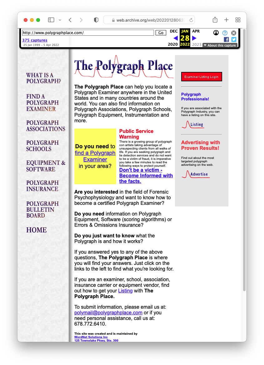 PolygraphPlace_com_on_Wayback_Machine_January_2022.png